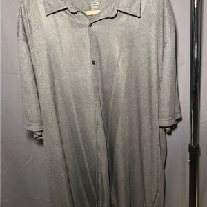 John Ashford Charcoal Button-Up Shirt